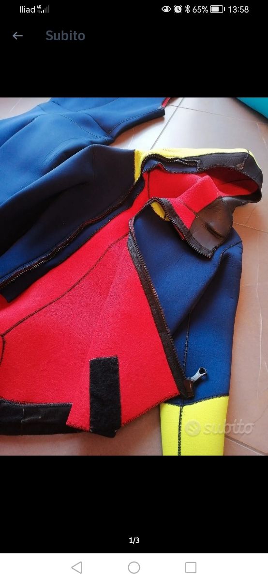 Subacquea muta due pezzi 5mm tgM