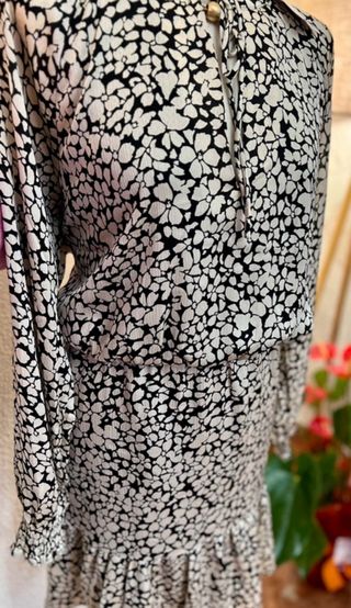 Vestido estampado floral Mango