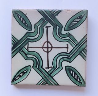 Baldosa antigua decorativa