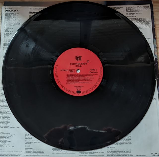 Disco de vinilo. Color me Badd