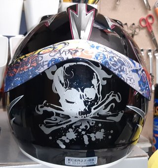 CASCO CROSS BIMBO Tg.M cm.53/54 + OCCHIALI CROSS