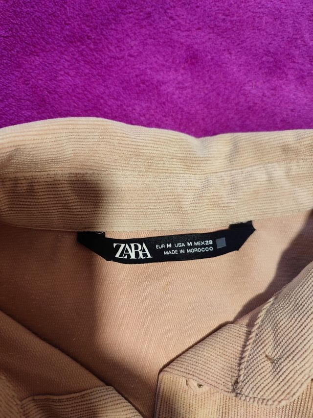 Camisa micropana Zara