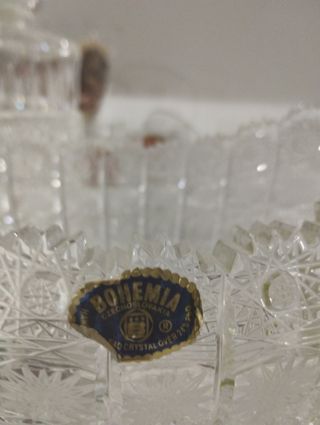 Centro de mesa de cristal