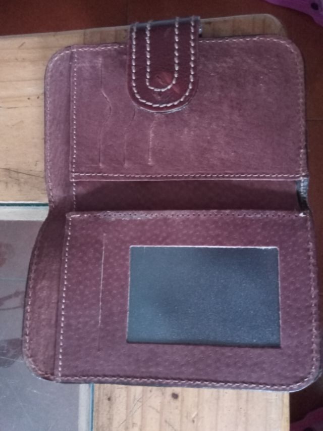 Regalo Piel auténtica Cartera junto con una compra