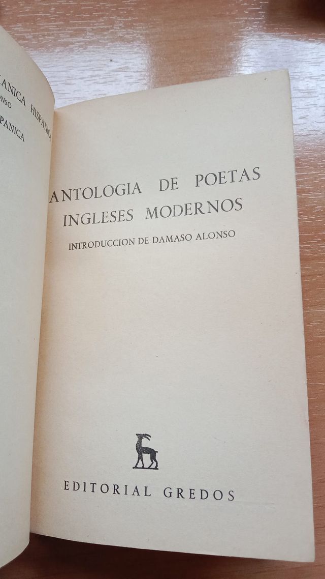 Antología de poetas ingleses modernos