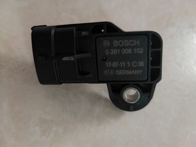 Sensor, presión de sobrealimentación