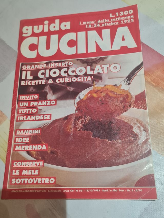 Guida cucina settimanale italiana 