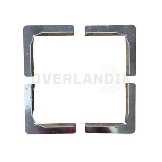 Kit 4 Soportes de Aluminio para Panel Solar Camper