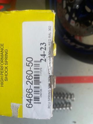 Muelles suspension motocross