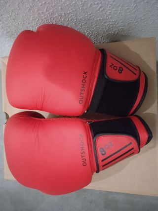 Guantes boxeo y vendas nedras