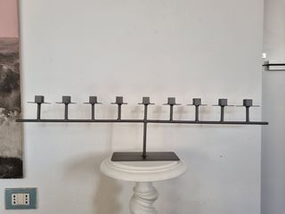Candelabro compreso di candele