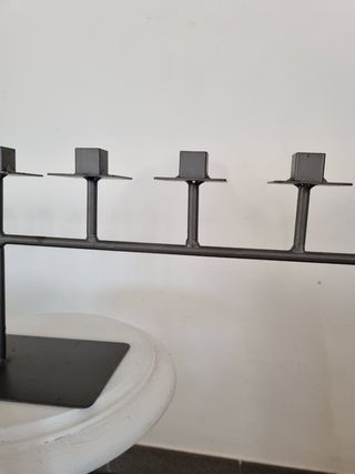 Candelabro compreso di candele