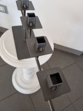Candelabro compreso di candele