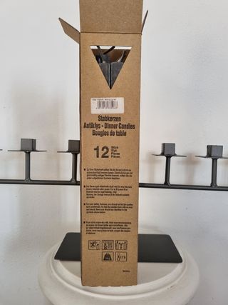 Candelabro compreso di candele