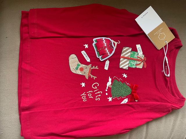 Camiseta Navidad talla 5 años