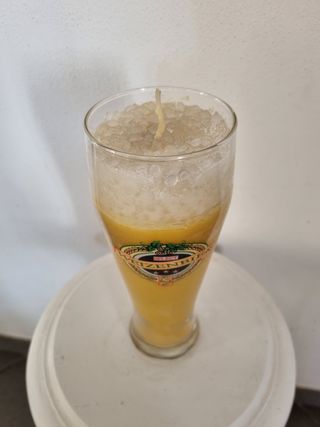 Candela boccale di birra chiara 