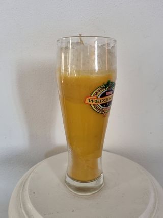 Candela boccale di birra chiara 