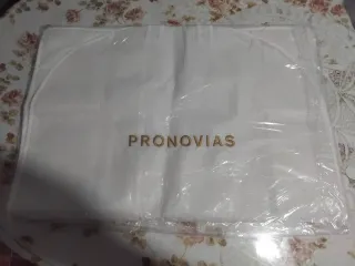 Corona de novia conprada en Pronovias