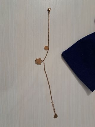 Bracciale dorato con angioletto