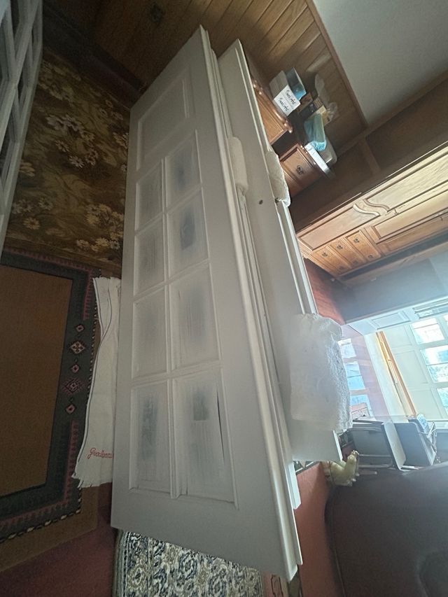 Dos puertas madera lacada para puertas de granero