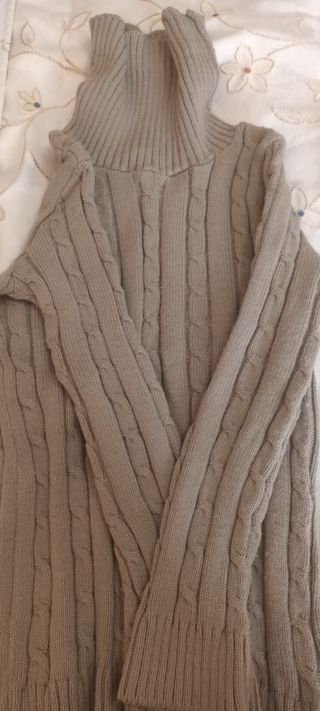 Jersey cuello alto lana