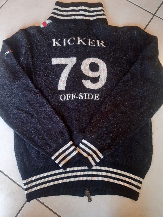 Cardigan con cerniera ragazzo taglia 14.