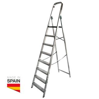 ESCALERA DOMESTICA ALUMINIO 8 PELDAÑOS