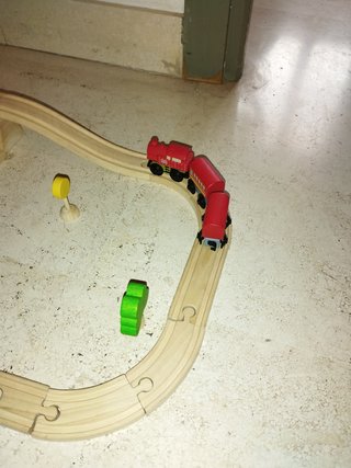 Tren madera 39 piezas de Ikea