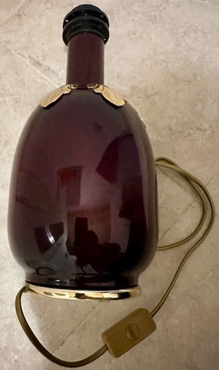 Lampada vintage porcellana e metallo