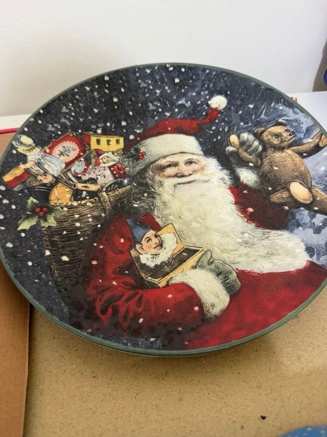 Natale Piatto più paletta per dolci