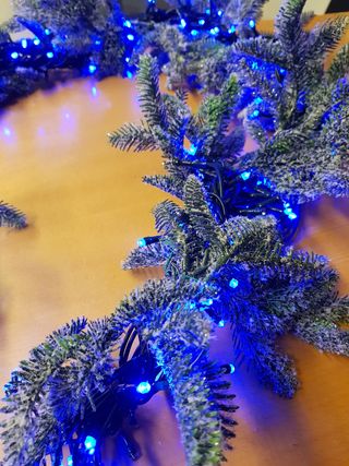 Ghirlanda di Natale con luci led