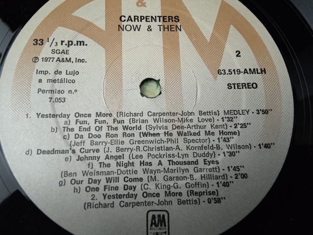 Vinilo Carpenters