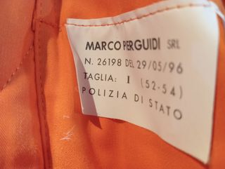 Giacca di pelle polizia di stato