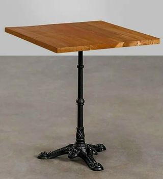 Mesa 70x70 en madera maciza de acacia azteca