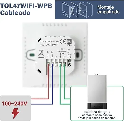 Termostato WiFi - Caldera GAS/GASOIL