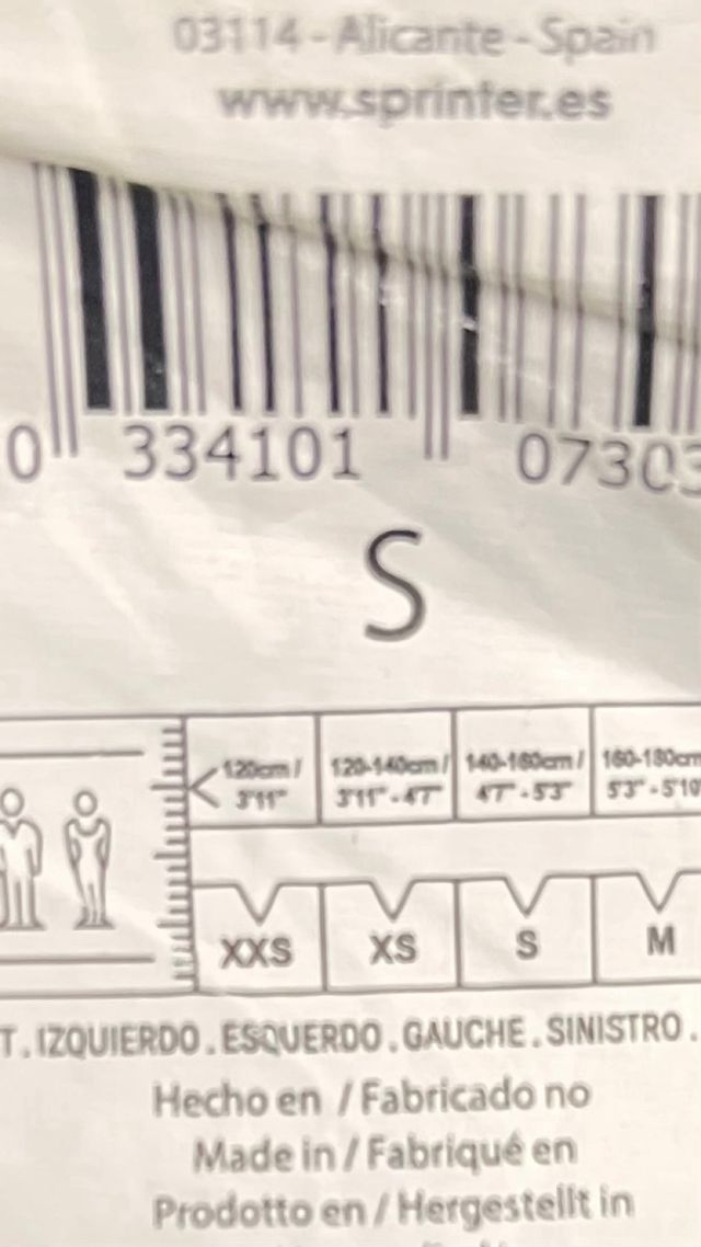 Espinilleras de fútbol talla S