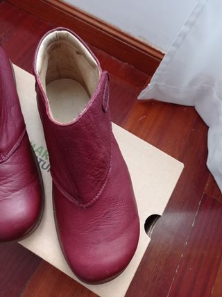 Botines Martin Natur burdeos
