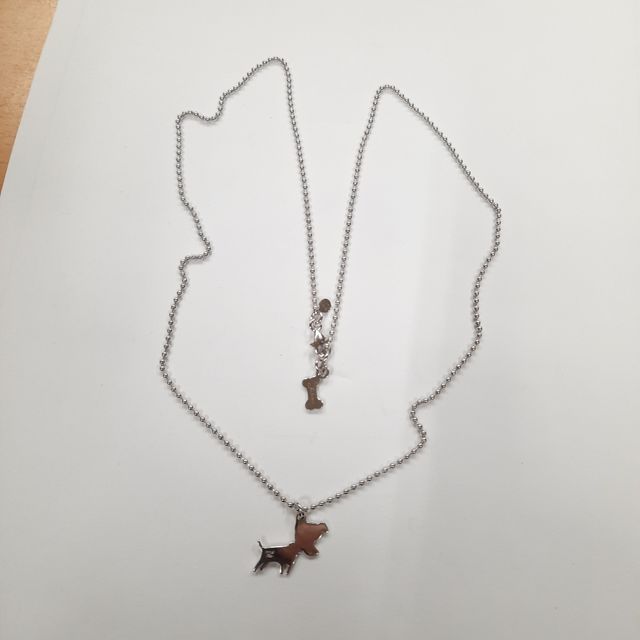 Collana argento Jack&Co ciondolo cane