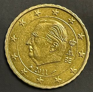 10 CENT 2011 BELGICA ERROR
