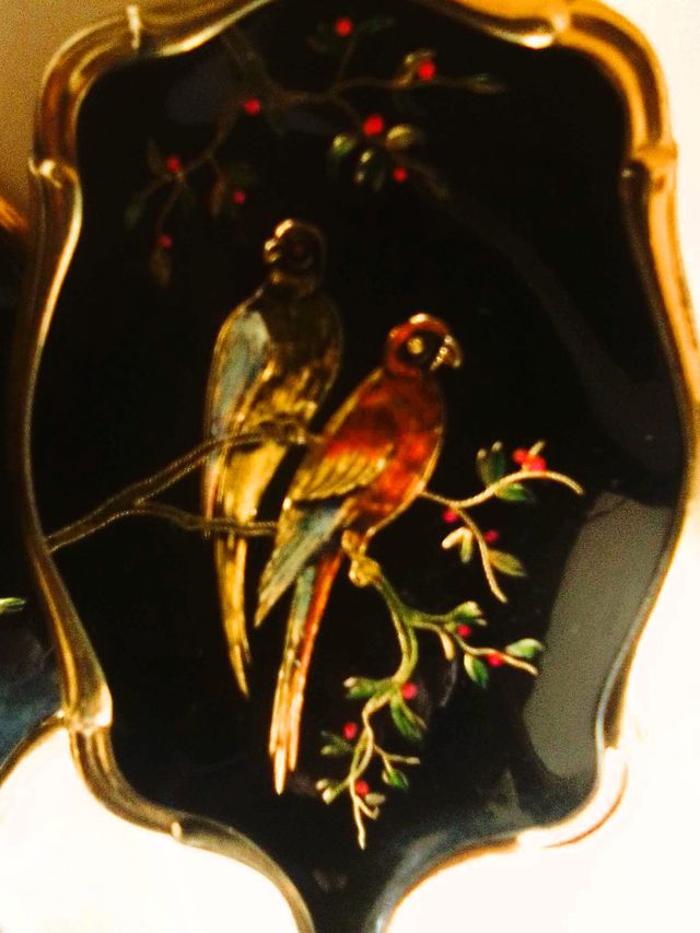 Antiguo juego de tocador oriental