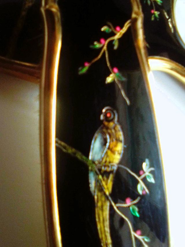 Antiguo juego de tocador oriental