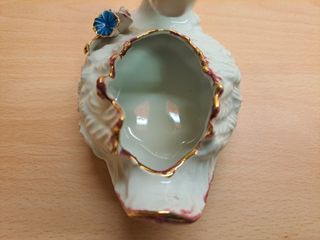 Soprammobile cigno Capodimonte A. Rotondo