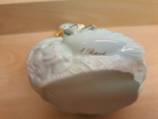 Soprammobile cigno Capodimonte A. Rotondo