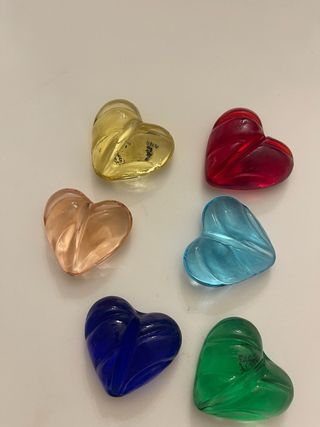 Cuori in vetro di Venezia 