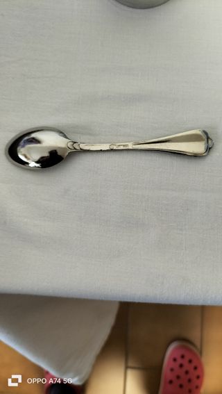 Set 6 tazzine caffè peltro e ceramica