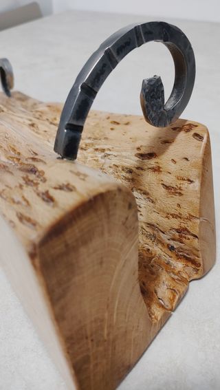 Portabottiglie in Legno lavorato a mano