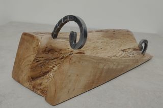 Portabottiglie in Legno lavorato a mano