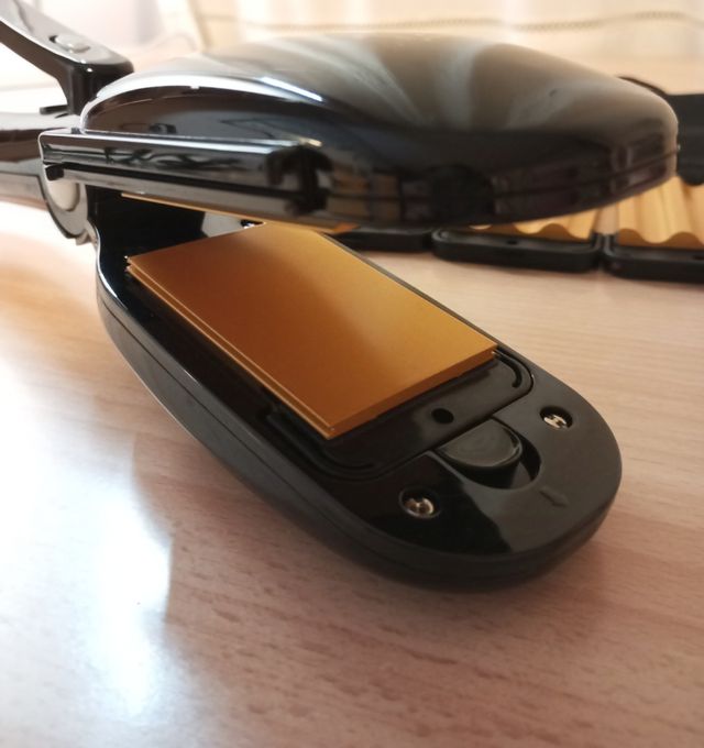 Plancha de pelo de peluquería