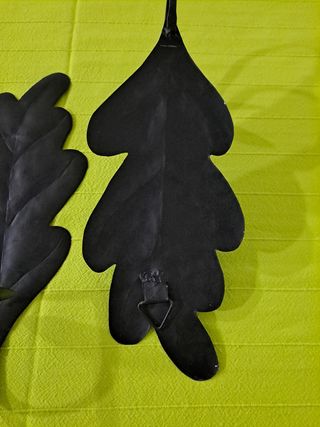 PORTAVELAS DE PARED - 2 UNIDADES - METAL.