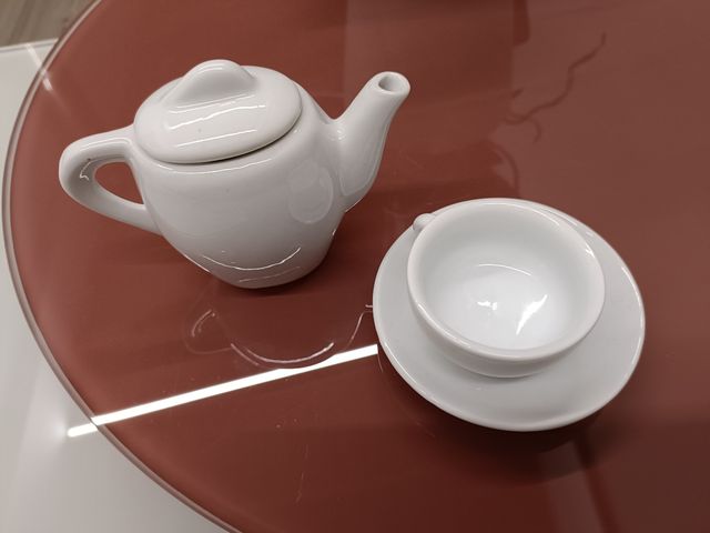 Juego de café de porcelana, infantil.